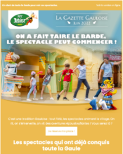 e-mailing - Parc Astérix - 06/2022