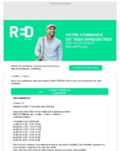 e-mailing - Transactionnels - Finalisation ouverture de compte/inscription - SFR - 06/2022