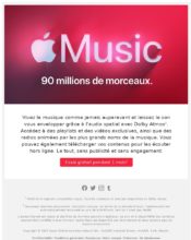e-mailing - Marketing Acquisition - Acquisition abonnements - Apple.com - 06/2022