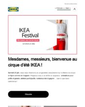 e-mailing - Marketing relationnel - Evénement - Ikea - 06/2022