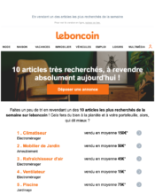 e-mailing - Leboncoin - 07/2022