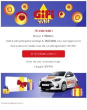 e-mailing - Distribution généraliste - Gifi - B2C - Marketing Acquisition - Gratuit - Cadeau - 07/2022