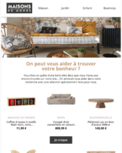 e-mailing - Maisons du Monde - 08/2022