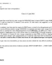 e-mailing - Services - SNCF - B2B - Service Clients - Réclamations - 07/2022