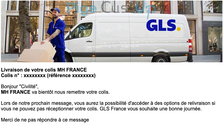 Exemple de Type de media  e-mailing - ManoMano - Transactionnels - Suivi de commande Expédition / Livraison