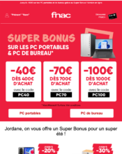 e-mailing - Fnac - 08/2022