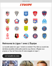 e-mailing - L'Équipe - 08/2022