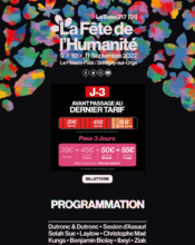 e-mailing - Marketing Acquisition - Derniers jours - Fête de l'Humanité - 08/2022