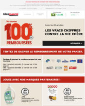 e-mailing - Marketing Acquisition - Jeu promo - Intermarché - 09/2022