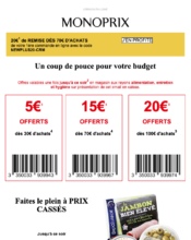 e-mailing - Monoprix - 09/2022