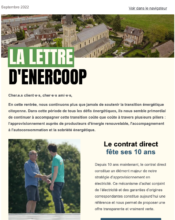 e-mailing - Energie - 09/2022