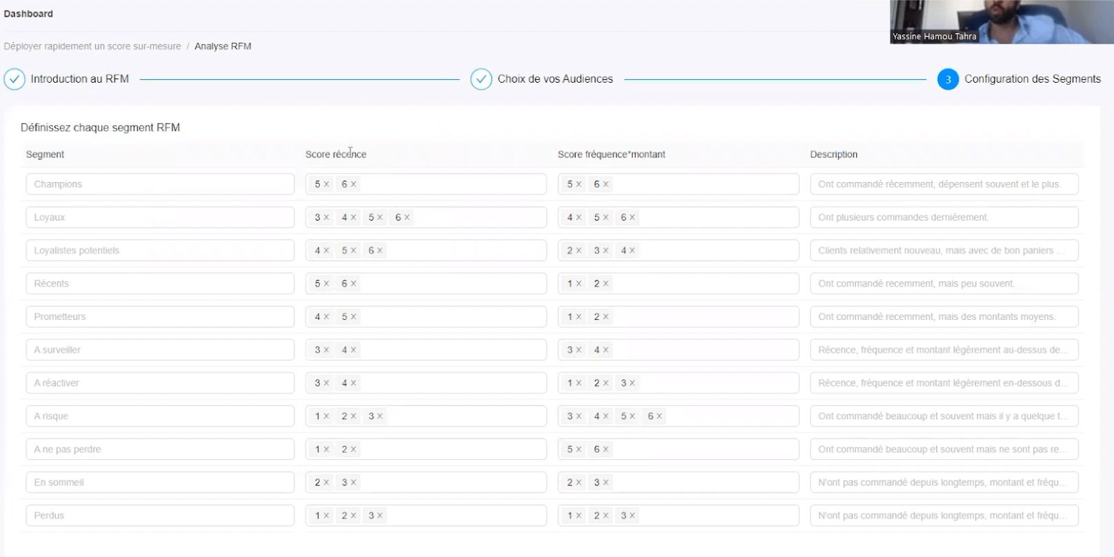 panorama benchmark cdp octolis segmentation rfm parametrages 2