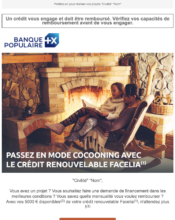 e-mailing - Marketing relationnel - Newsletter - Banque Populaire - 10/2022