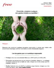 e-mailing - Marketing marque - Institutionnel - Free - 11/2022
