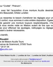 e-mailing - Maison Acuitis Tours - 11/2022
