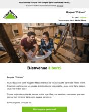 - Marketing relationnel - Bienvenue - Welcome - Marketing fidélisation - Début / Fin du Programme de Fidélité - Leroy Merlin - 10/2023