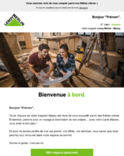  - Marketing relationnel - Bienvenue - Welcome - Marketing fidélisation - Début / Fin du Programme de Fidélité - Leroy Merlin - 10/2023