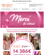 e-mailing - Marketing marque - Institutionnel - Becquet - 11/2022
