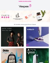 e-mailing - Marketing marque - Communication Produits - Nouveaux produits - Veepee - 11/2022