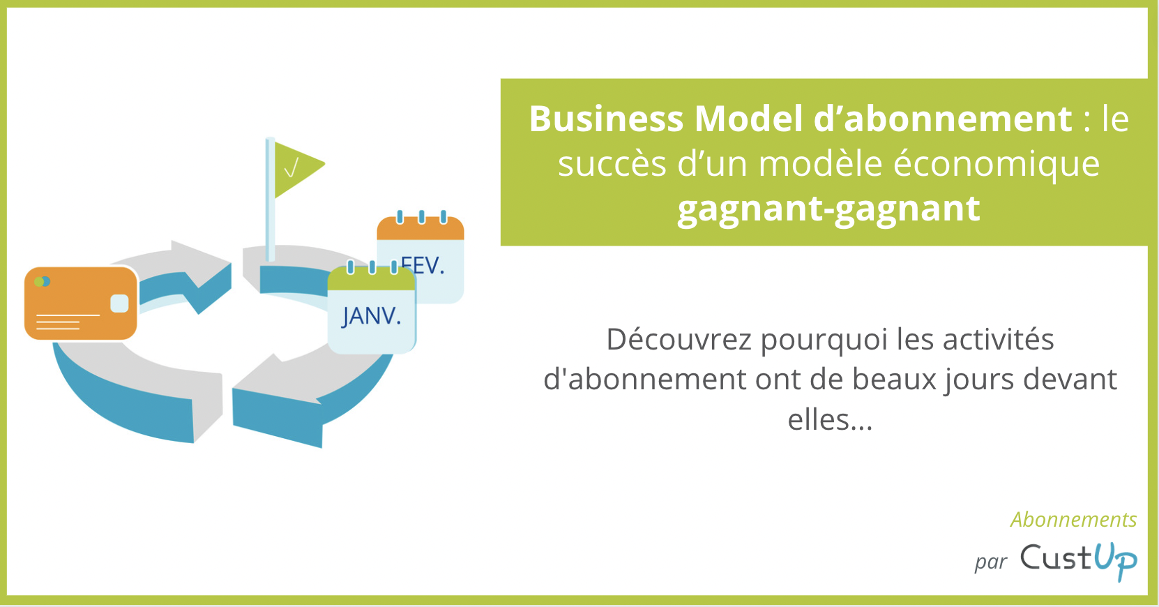 business abonnement modele succes