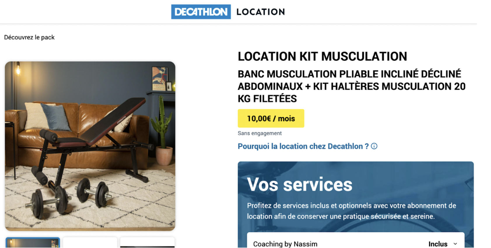 offre abonnement decathlon