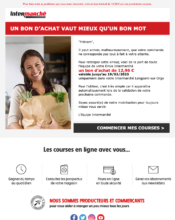 e-mailing - Marketing Acquisition - Gratuit - Cadeau - Service Clients - Réclamations - Suivi de demande - Intermarché - 12/2022