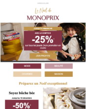 e-mailing - Monoprix - 12/2022