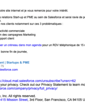 e-mailing - Service Clients - Rendez-vous - Salesforce - 12/2022