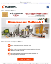 e-mailing - Marketing relationnel - Bienvenue - Welcome - Mathon - 12/2022