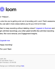 e-mailing - Loom - 11/2022