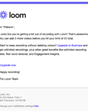 e-mailing - Marketing marque - Communication Services - Nouveaux Services - Loom - 11/2022