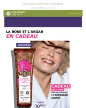 e-mailing - Marketing Acquisition - Gratuit - Cadeau - Marketing fidélisation - Incitation au réachat - Yves Rocher - 12/2022