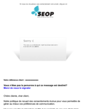 e-mailing - Service Clients - Préférences de communication - SEOP - 12/2022