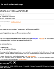 e-mailing - Transactionnels - Suivi de commande Expédition / Livraison - Orange - 12/2022