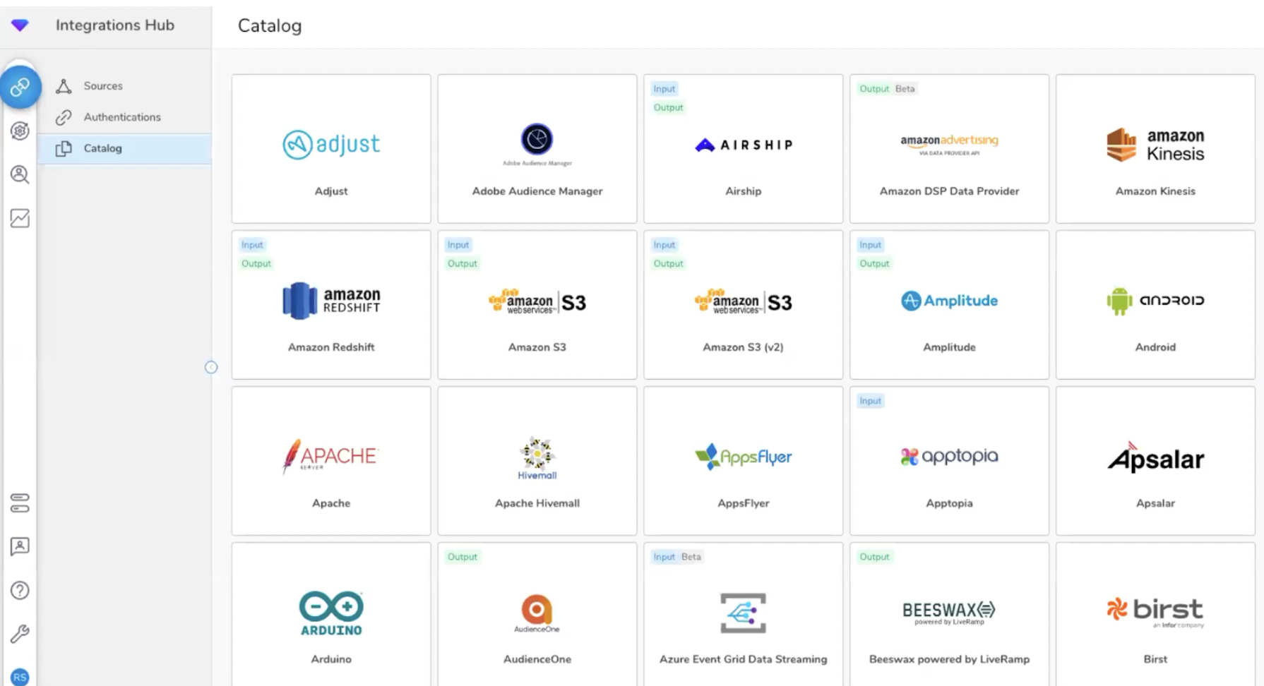 cdp treasure data integrations connecteurs