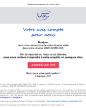 e-mailing - Enquêtes Clients - NPS / Avis clients - UGC - 01/2023