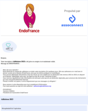 e-mailing - Transactionnels - Confirmation de commande - EndoFrance - 01/2023