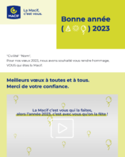 - Marketing relationnel - Calendaire (Noël, St valentin, Vœux, …) - Macif - 05/2024