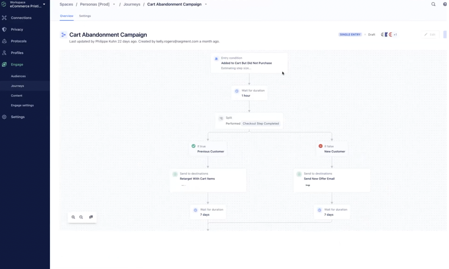 cdp twilio segment journey builder