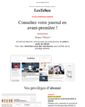 e-mailing - Marketing Acquisition - Relance inactifs - Les Echos - 02/2023