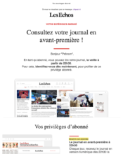 e-mailing - Les Echos - 02/2023