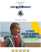 e-mailing - Enquêtes Clients - NPS / Avis clients - Petit Bateau - 02/2023