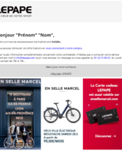 e-mailing - Voyages Sports Loisirs Musique Divers - 01/2023