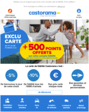 e-mailing - Marketing fidélisation - Activation carte de fidélité - Castorama - 02/2023