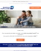 e-mailing - Marketing relationnel - Newsletter - Banque Populaire - 03/2023