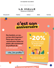 e-mailing - La Halle - 03/2023