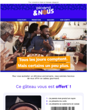 e-mailing - Marketing relationnel - Anniversaire / Fête contact - Picard - 03/2023