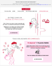 e-mailing - Marketing fidélisation - Animation / Vie du Programme de Fidélité - Clarins - 03/2023