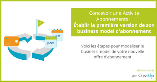 Comment modéliser la première version d'un Business Model d'abonnement