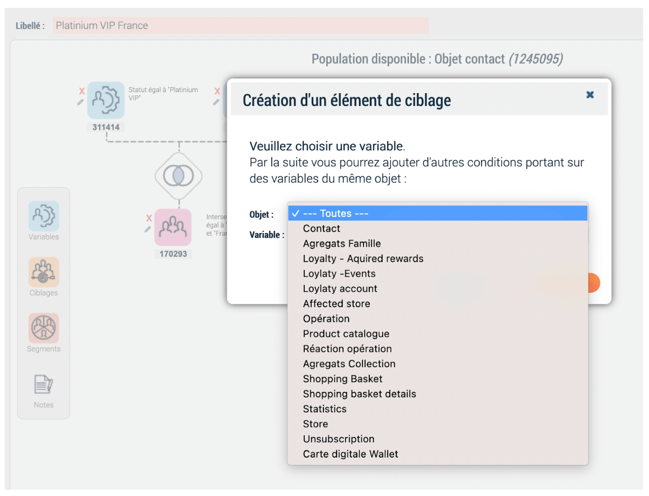 scal e cdp creation ciblage